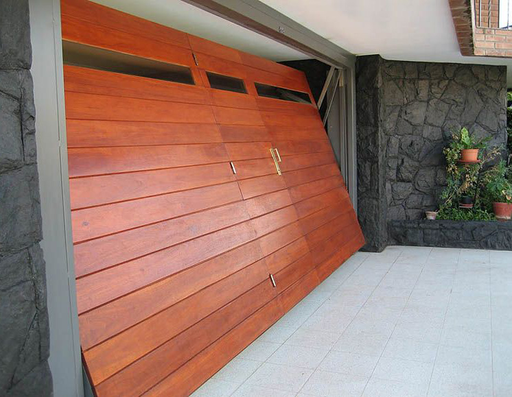 portones automaticos de madera levadizos globalmatik